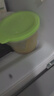 【马卡龙盖】食物收纳保鲜盒密封圆形冰箱收纳盒谷物零食蔬菜水果 密封保鲜盒绿色 5个 实拍图
