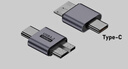 尘土 双头type-c接口全功能转接头 USB3.1公对公100w转换器公转母手机充电延长PD转接 Type-c公转Micro B 【一个装】 实拍图