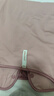金三塔商场同款金三塔保暖内衣女绗缝冬保暖背心马甲上装 V领-粉紫色 XL 实拍图