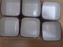 舍里日式陶瓷小菜碟蘸酱料盘子水果零食小吃碟家用调料碟商用茶馆果盘 六格含托盘白叶*2+兰草*2+小鱼*2 实拍图