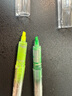 白雪文具5色荧光笔 斧型笔头重点标记笔记号笔 手账彩色荧光笔 2支套装 PVP626 实拍图