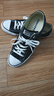 匡威（Converse）官方All Star经典帆布男女低帮休闲运动鞋黑色101001 101001/黑色 44 实拍图