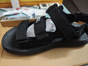 骆驼（CAMEL）魔术贴撞色沙滩凉鞋男运动休闲鞋子 K13M16L2001 黑色 42 实拍图