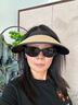 FitonTon遮阳帽女双层空顶帽女夏季户外防紫外线太阳帽沙滩帽凉帽防晒帽 实拍图