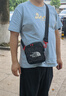 北面（The North Face）小方包男女同款春夏款户外运动休闲包2.5L斜挎包腰包单肩包3VWS 黑色/3VWS-8R0 均码 实拍图