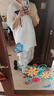 妃丽慕尚夏季中长款设计感上衣洋气学生蝴蝶刺绣短袖T恤女韩版宽松女装 532白色 2XL 实拍图