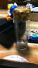 新家园双层玻璃杯防烫茶滤网水杯男女士商务办公泡茶杯0815礼盒装 黄石纹金 320mL 晒单实拍图