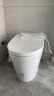 恒洁（HEGII）智能马桶一体机 隐藏式脚感翻盖翻圈轻智能马桶HQ573-305 实拍图
