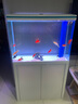 森森（SUNSUN） 鱼缸水族箱金鱼缸玻璃鱼缸大型生态鱼缸客厅热弯 HRG-800D底滤白色(0.8米长30宽) 晒单实拍图