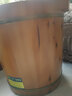 朴易木桶木质木柏木木桶实木家用加高按摩按摩高深加厚木盆 小号低款按摩带盖香柏木（23高） 实拍图