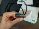 绿联USB3.0延长线 公对母数据连接线 电视电脑主机硬盘U盘鼠标键盘打印机扩展线加长转接线1米 10368 实拍图