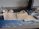 滕阁厢 手工包包送女友 diy材料包自制手缝小方包手织斜挎包520礼物 米白【材料包+教程】 实拍图