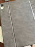毕亚兹适用2025/22款A16芯片iPad 11/10保护套 苹果平板电脑11/10.9英寸智能休眠鹿图皮套 PB363-灰色 实拍图