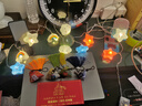 欧妮姿生日场景布置女孩生日道具氛围男孩派对装饰生日快乐生日星星灯串 实拍图