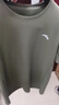 安踏（ANTA）冰丝速干短袖t恤男2025春夏季男士凉爽透气弹力跑步健身运动服饰 -5船藻绿【冰丝速干】 L /175 适合120-140斤 实拍图