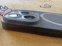 第一卫 DIVI【中国ROHS安全检测】适用苹果16pro手机壳 iPhone16pro保护套magsafe磁吸无线充电超薄磨砂硬壳灰 实拍图