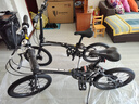 欧亚马 OYAMA折叠自行车20寸14速铝合金双碟刹避震男女单车酷炫500 全套禧玛诺双碟刹14速5年质保灰 实拍图