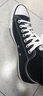 匡威（Converse）官方All Star经典帆布男女低帮休闲运动鞋黑色101001 101001/黑色 42.5 实拍图