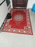 双喜临门 欧式进门玄关地垫入户门垫家用卧室防滑垫加厚可机洗手洗脚垫 贵族红 120cm*180cm默认长方形 实拍图