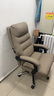 顾全老板椅可躺电脑办公椅家用按摩加热人体工学椅C533H咖纤 实拍图