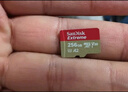 闪迪（SanDisk）256GB TF(MicroSD)内存卡 4K极速金卡A2 V30 U3行车记录仪 运动相机无人机 监控存储卡 读190MB/s 实拍图