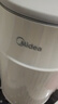 美的（Midea）【国家补贴】电水壶热水壶 大容量家用烧水壶 双层防烫 304不锈钢无缝内胆 大功率快速烧水沸腾 1.5L 暖壶圆墩墩MK-SHM1569 实拍图