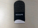 KOOLIFE 吃鸡指套电竞游戏防汗水滑超薄大拇指手指套银纤维布不断触屏走位和平精英王者荣耀神器手机平板黑 实拍图