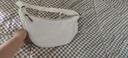 【轻便斜挎包】尼龙斜挎包包女包饺子包腋下包百搭单肩帆布包 白色热销款 实拍图