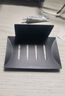 碳钢加厚浴室肥皂盒创意沥水免打孔香皂碟卫生间置物架壁挂式 典雅黑【1个装】送1个免钉胶 实拍图
