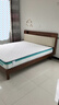 林氏家居床实木床复古风实木床架软包储物床头小户型主卧双人床1.8米x2米 实拍图
