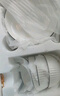 肃匠陶瓷餐具简约盘子碗套装纯白釉下彩餐具套装釉下彩碗碟套装微波炉 百合(6碗6盘) 12件套 实拍图