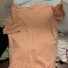 春夏季新款纯棉短袖t恤女宽松百搭显瘦遮肚减龄印花高级感上衣服 518-粉色 S 建议105斤以内 实拍图