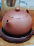 京东京造 宜兴紫砂壶手工【原矿紫泥】煮茶泡茶壶茶具 西施壶210ml礼盒装 实拍图