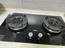 海尔（Haier）燃气灶天然气双灶 家用嵌入式台嵌两用 智慧防干烧安全防护 5.2kw猛火68%高热效 JZT-QGBE2(12T) 实拍图