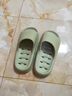 JCZS日本浴室拖鞋防滑防臭缕空洗澡专用速干漏水家居室内厚底凉拖男女 黑色【漏水速干加倍防滑】 42 -43码【标准码】 实拍图