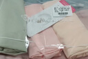 洁丽雅（grace）4条女士中腰内裤新疆棉纯棉裆透气收腹女式大码三角裤透气内裤女 【4条装】豆绿+暗粉+粉红+温杏 L【建议90斤-110斤】 实拍图