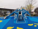 不锈钢滑梯户外大型小区儿童游乐场设备幼儿园木质攀爬架设施定制 童乐游乐定制 户外 实拍图