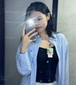 小野和子防晒衬衫2025夏季新款冰丝防晒衣高级时尚防晒服夏季轻薄款外套 【轻薄抗皱】奶油黄 XS （155-162cm，85-110斤） 实拍图