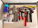 戴森（DYSON）【国家补贴15%】V12 Detect Slim Fluffy轻量高端吸尘器 光学探测微尘 140AW强劲吸力 除螨 蓝色 实拍图