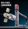 皇驰u型锁玻璃门锁防盗锁门锁U型锁插锁加粗抗剪办公室商铺门锁 实拍图