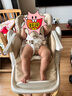 哈卡达（HAGADAY）婴儿餐椅儿童多功能宝宝儿童餐椅可折叠便携式吃饭桌座椅可调节 升级款-星空白Pro 实拍图