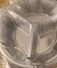 拜杰一次性水果盒塑料鲜果切盒草莓包装盒圆形打包盒水果盒托盘20个 实拍图