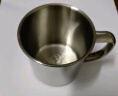 温朵娜（VIENDONA） 304不锈钢水杯幼儿园口杯儿童喝水杯学生牛奶杯泡茶杯单层杯子 304钢 单层水杯7cm（无盖） 200ml 实拍图