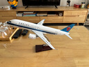 中国南方航空A380飞机模型原型机灯 仿真航模客机礼品摆件发动机模型生日礼物 C919-39cm【带轮款】 实拍图