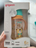 贝亲（Pigeon）第3代 双把手PPSU奶瓶 330ml-绅士豹 L号 6个月以上 AA223 实拍图