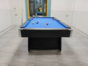 皓玉佳台球桌标准型大理石成人家用多功能黑八桌球台乒乓球桌餐桌二合一 9尺 大理石+三合一+洞口捡球 实拍图