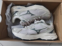 美津浓（MIZUNO）【RACER S】软底轻便运动跑步鞋男女同款缓震透气休闲慢跑鞋 15/西湖龙井 40 (255mm) 实拍图