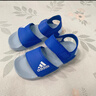 阿迪达斯（adidas）儿童凉鞋夏季男女大小童沙滩鞋  IH3632蓝/白  实拍图