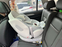 Miber汽车儿童安全座椅婴儿宝宝0-4到12岁汽车用可坐可躺360度旋转车载 highline-lite云母白 实拍图