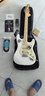 斗牛士电吉他套装初学入门成人吉它摇滚单摇电吉他 39英寸金属白 实拍图